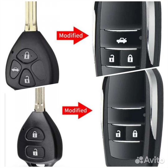 Корпус ключа toyota