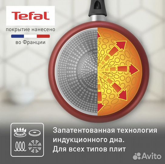 Набор посуды Tefal Daily Expertс крышкой, 24/26 см