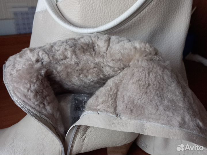 Сапоги женские натуральная кожа новые