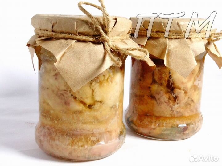 Печень трески в стекле