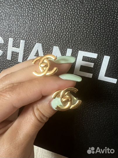 Серьги оригинал Chanel