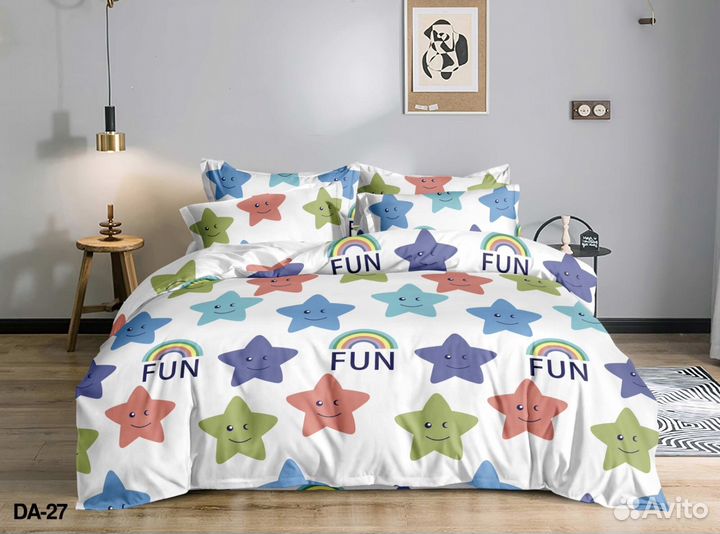 Белье постельное caтин