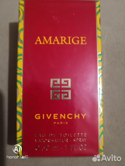 Givenchy Amarige- -жен. духи цветочные новые