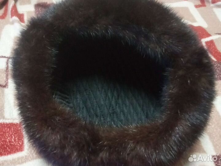 Норковая шапка мужская