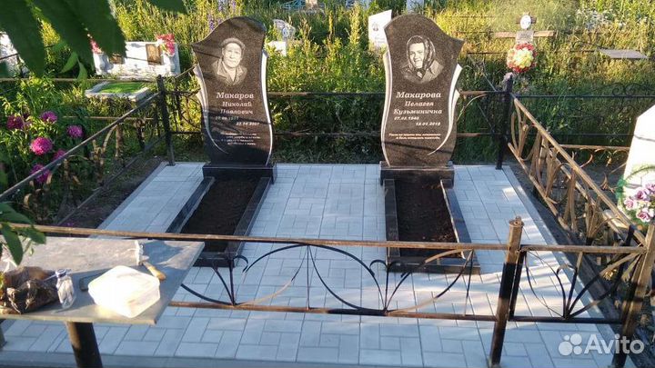 Памятники. Благоустройство мест захоронений