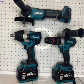 Набор Makita 3В1 Шуруповерт+ушм+Гайковерт 700Нм