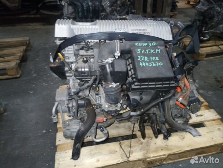 Двс с кпп, Toyota 2ZR-FXE - CVT P410-01A FF ZVW30