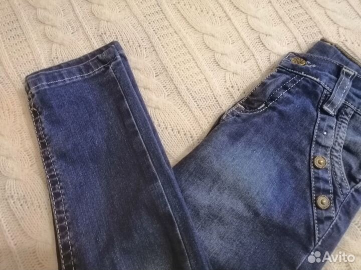 Джинсы для девочки 98