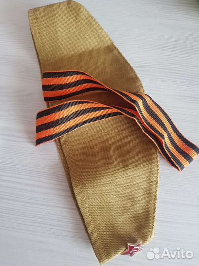 Пилотка на 9 мая с георгиевской лентой