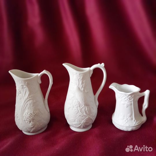 Кувшинчики Portmeirion. Бисквитный фарфор.Англия