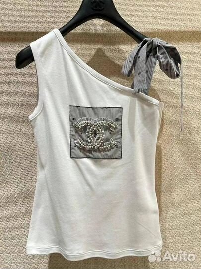 Хлопковый топ Chanel