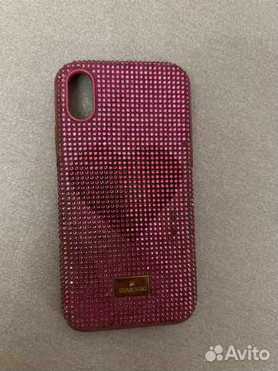 Чехол на iPhone x swarovski