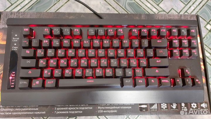 Игровая механическая клавиатура oklik