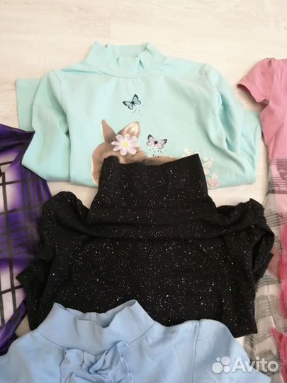 Вещи пакетом 128 на девочку