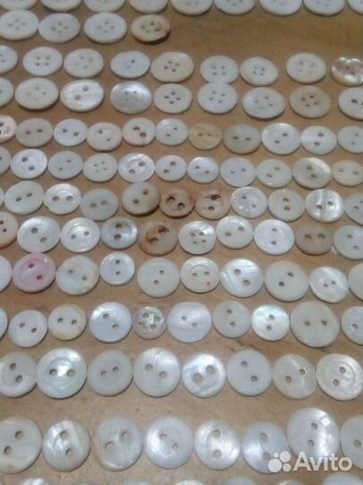 Старинные перламутровые пуговицы. 319 шт. Редкость