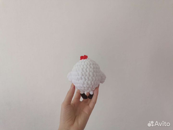 Курочка и цыпленок, мягкая игрушка ручной работы