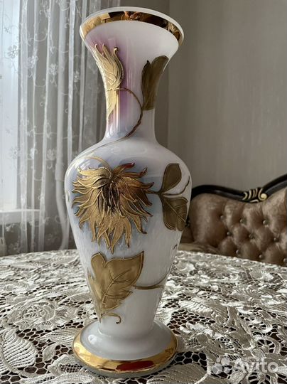 Чешский хрусталь ваза для цветов