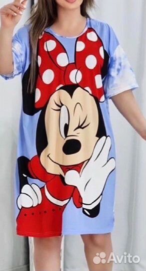 Туника Mickey Mouse. Большой размер: 50-58, Новая