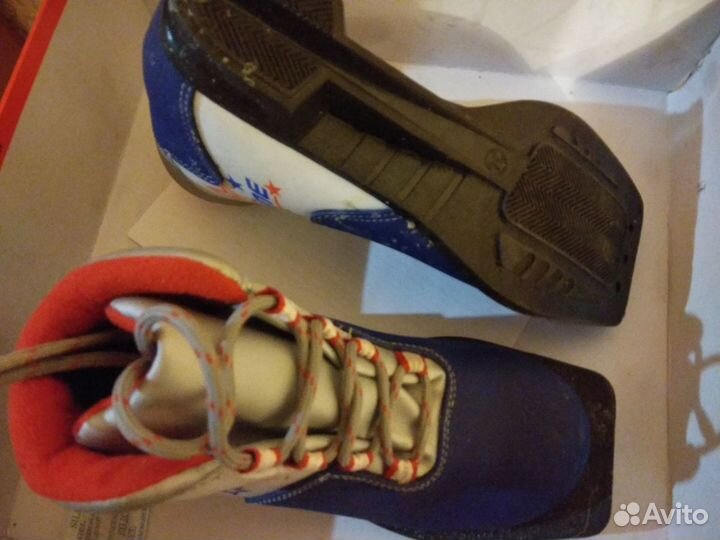 Ботинки лыжные 34 размер б/у