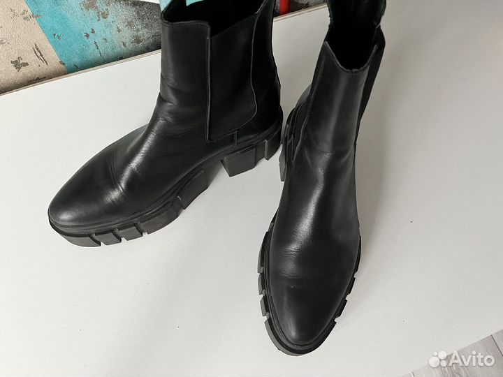 Ботинки кожа Mango 37 размер