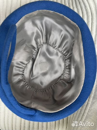 Берет из велюрового (пухового) фетра дизайнерский