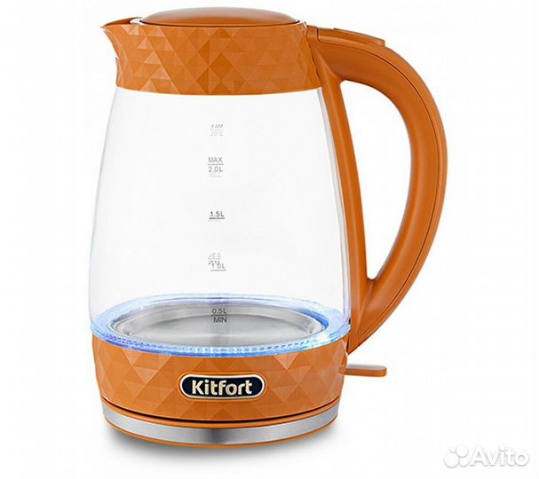 Чайник Kitfort кт-6123-4 оранжевый
