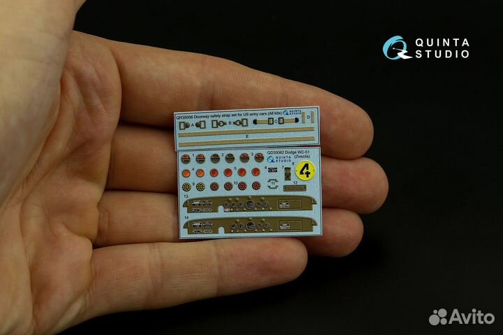 QD35062 1/35 3D Декаль интерьера Dodge WC-51 (Зве