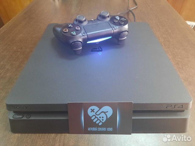 Sony Playstation 4 Slim 1Tb Онлайн + 400 игр PS4