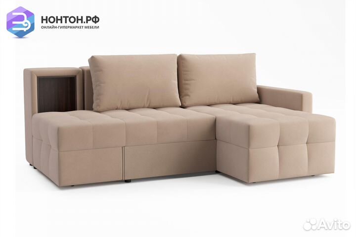 Диван угловой трансформер Самми бежевый