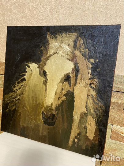 Картина маслом на холсте Лошадь