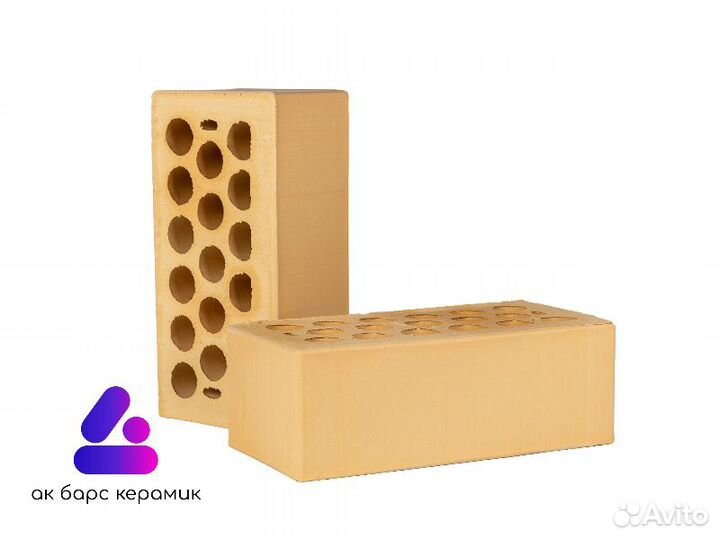 Кирпич облицовочный Солома 1,0 нф