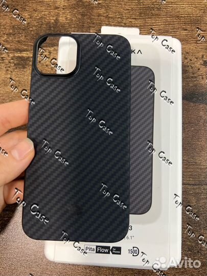 Чехол pitaka Case 3 iPhone 14/13 Black 1500D