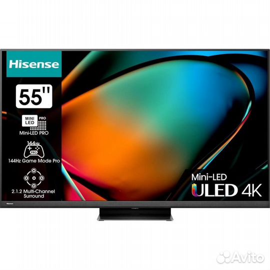 Телевизор Hisense 55U8KQ новый официальная гаранти