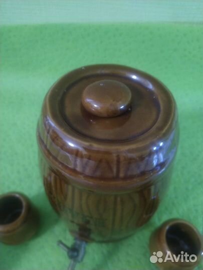 Бочёнок керамический с краном СССР