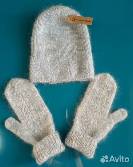 Шапка + варежки