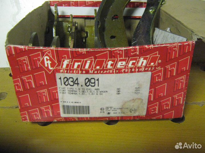 Тормозные колодки задние фиат темпра