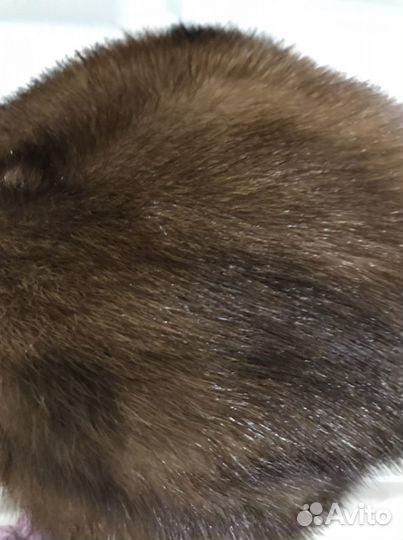 Берет норковый большого размера