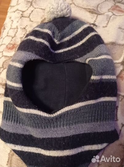 Шапка шлем зимний на 3-5 лет