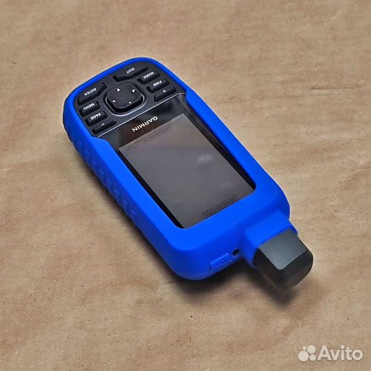 Чехол для Garmin gpsmap 67/66 силиконовый (Синий)