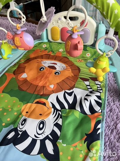 Развивающий коврик с пианино