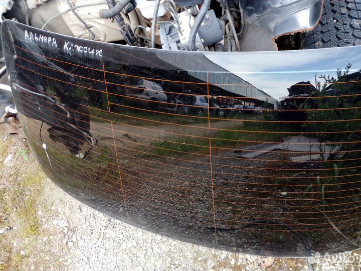 Заднее стекло Ниссан Альмера классик