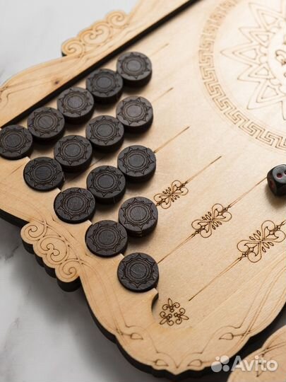 Нарды деревянные 50 см новые