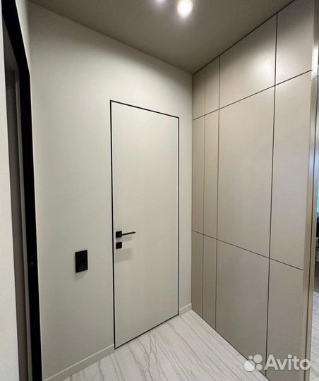 Скрытые межкомнатные двери под покраску