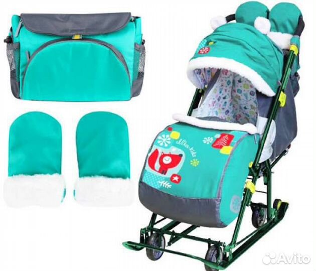 Коляска санки