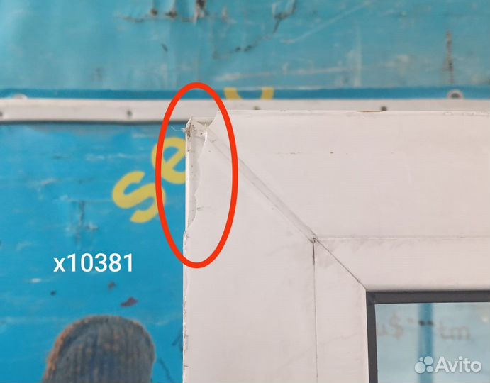 Пластиковое окно Б/У 1800(в) 1340 об х 1660(ш)