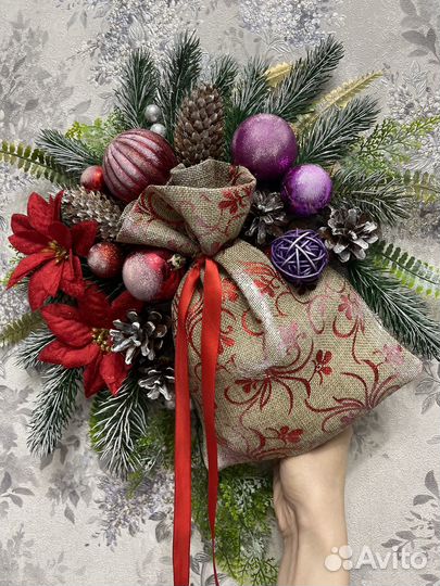 Новогоднее украшение, панно