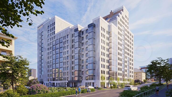 2-к. квартира, 56,7 м², 10/14 эт.