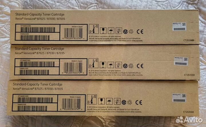 Оригинальный картридж Xerox 106R03395