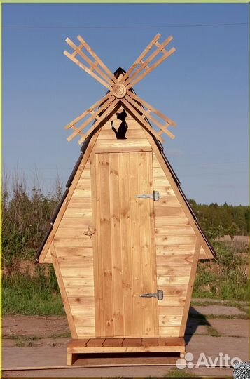 Дачный туалет деревянный BAG333