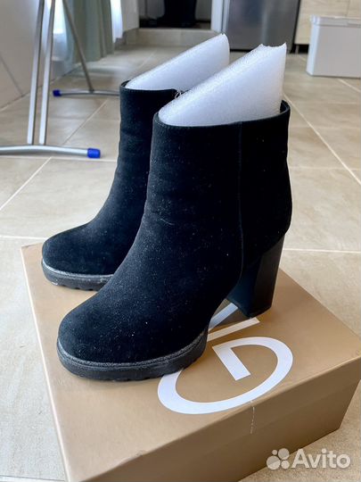 Ботильоны натур.замша/натур.мех 37 зима